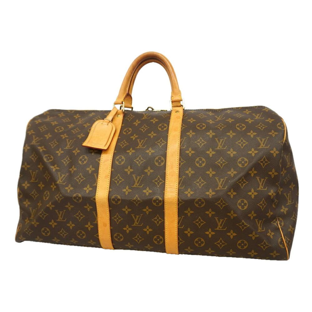Louis Vuitton Bags - Boston Monogram Keepall 55 M41424 Brown Men's & Women's